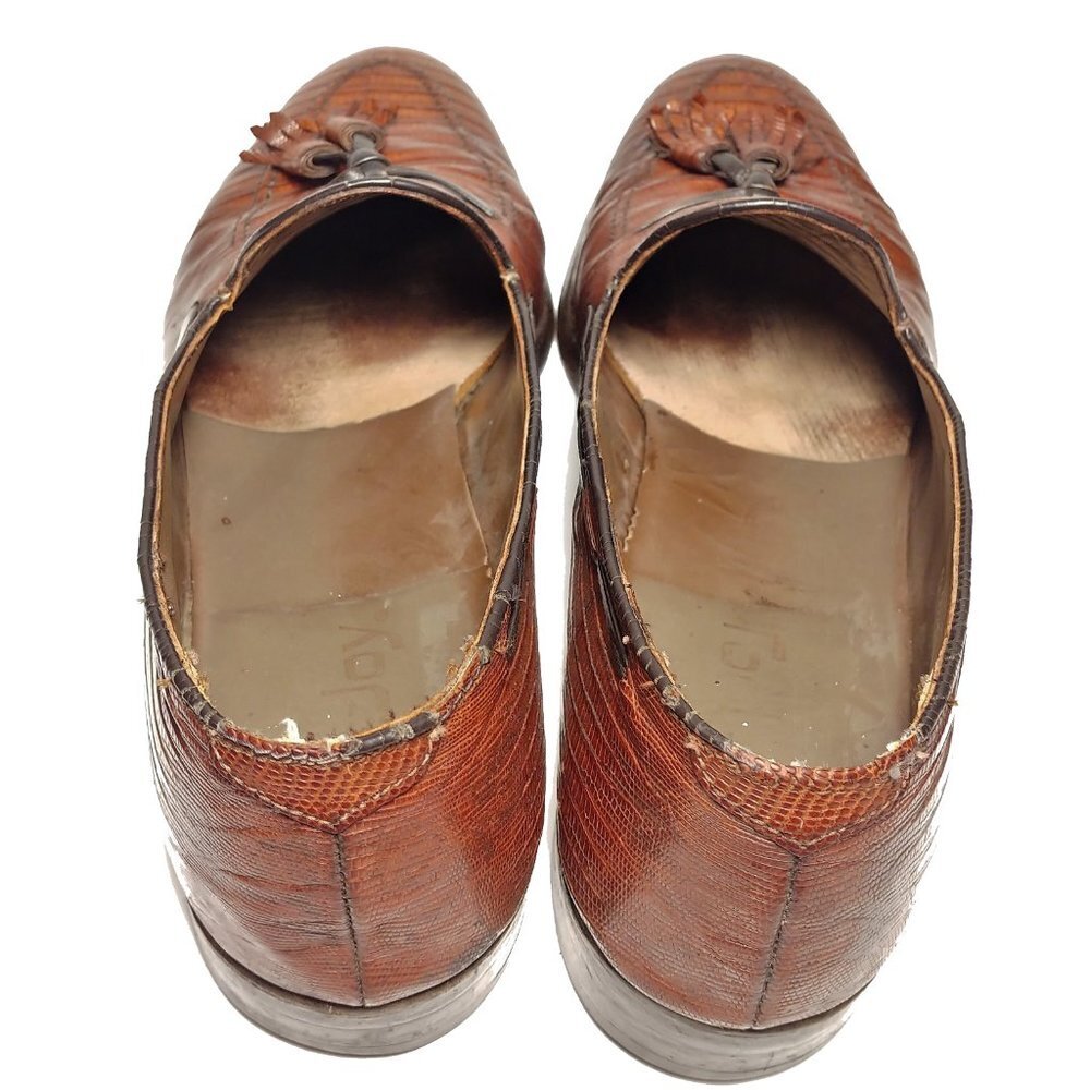 Footjoy Classics USA Made Lizard Loafer Sz 9.5B - Picture 9 of 10